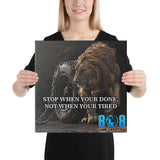 Stay motivated with the Stop When Done Canvas, a daily reminder to push past limits. The Finish Strong Motivational Canvas Wall Art keeps your drive alive, while the Don’t Quit Inspirational Quote Canvas Print fuels perseverance. Power forward with the Push Through Tiredness Motivational Canvas Decor and stay focused through the Keep Going Until Success Inspirational Canvas Wall Art. Elevate your grind—Add to Cart today!