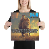 Strong People Canvas