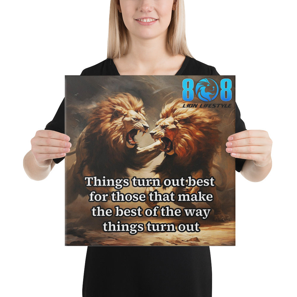 Inspire positivity with the Making The Best Canvas, a daily reminder to move with intention & purpose. Elevate your space with Positive Mindset Motivational Wall Art and wisdom through a Best Outcome Inspirational Quote Canvas Print. Perfect as Resilience and Optimism Motivational Canvas Décor or a Growth Through Adversity Inspirational Wall Canvas. Add to cart today and turn challenges into triumphs!