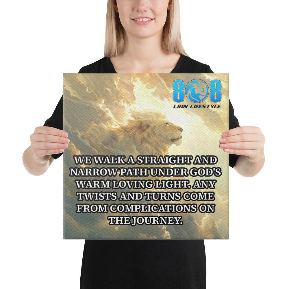 Walk with purpose through the Straight And Narrow Canvas, a faith-filled reminder of God’s guiding light. This Faith Journey Motivational Wall Art inspires devotion, while the God’s Light Inspirational Canvas Print brings hope and clarity. Strengthen trust with the Walk In Faith Quote Canvas Decor and stay centered through Spiritual Path Motivational Canvas Wall Art. Keep faith at the forefront—add to cart today!