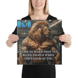 Set the bar high with the Work Ethic Standard Canvas, a bold reminder that effort defines success. Fuel determination with Hard Work Discipline Motivational Wall Art and push limits through a Relentless Effort Inspirational Canvas Print. Keep ambition alive with a Success Through Hustle Quote Canvas Décor and persevere with a Dedication And Persistence Motivational Wall Canvas. Add to cart today!