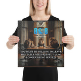 Table Of Respect Canvas