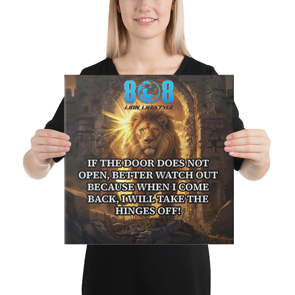 Unleash unstoppable drive with the Hinges Off Canvas, a bold reminder that no closed door can hold you back. This Break Through Barriers Motivational Quote Canvas Wall Art sparks determination, while the No Limits Inspirational Determination Canvas Print fuels resilience. Showcase grit with Knock Down Doors Motivational Canvas Decor and strength through Persistence and Power Motivational Canvas Wall Art. Break through—Add to cart today!