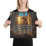 Unleash unstoppable drive with the Hinges Off Canvas, a bold reminder that no closed door can hold you back. This Break Through Barriers Motivational Quote Canvas Wall Art sparks determination, while the No Limits Inspirational Determination Canvas Print fuels resilience. Showcase grit with Knock Down Doors Motivational Canvas Decor and strength through Persistence and Power Motivational Canvas Wall Art. Break through—Add to cart today!