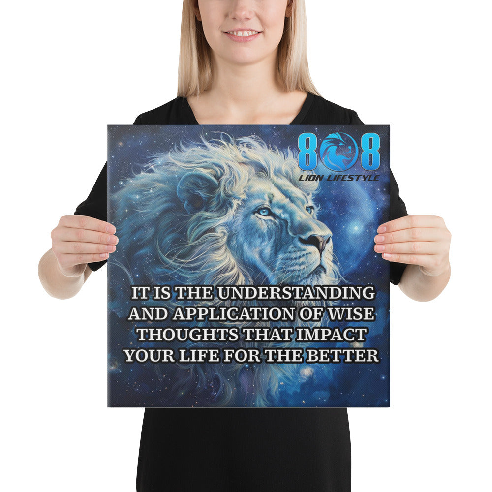 Elevate your mindset with our Wise Thoughts Canvas, a daily reminder that wisdom applied transforms life. This Wisdom and Knowledge Inspirational Canvas Wall Art fuels clarity, while the Wise Quotes Motivational Canvas Print inspires positive action. Perfect as Life Changing Wisdom Canvas Art and Positive Thinking and Wisdom Canvas Decor, it empowers growth, balance, and purpose in any space. Add to cart today!
