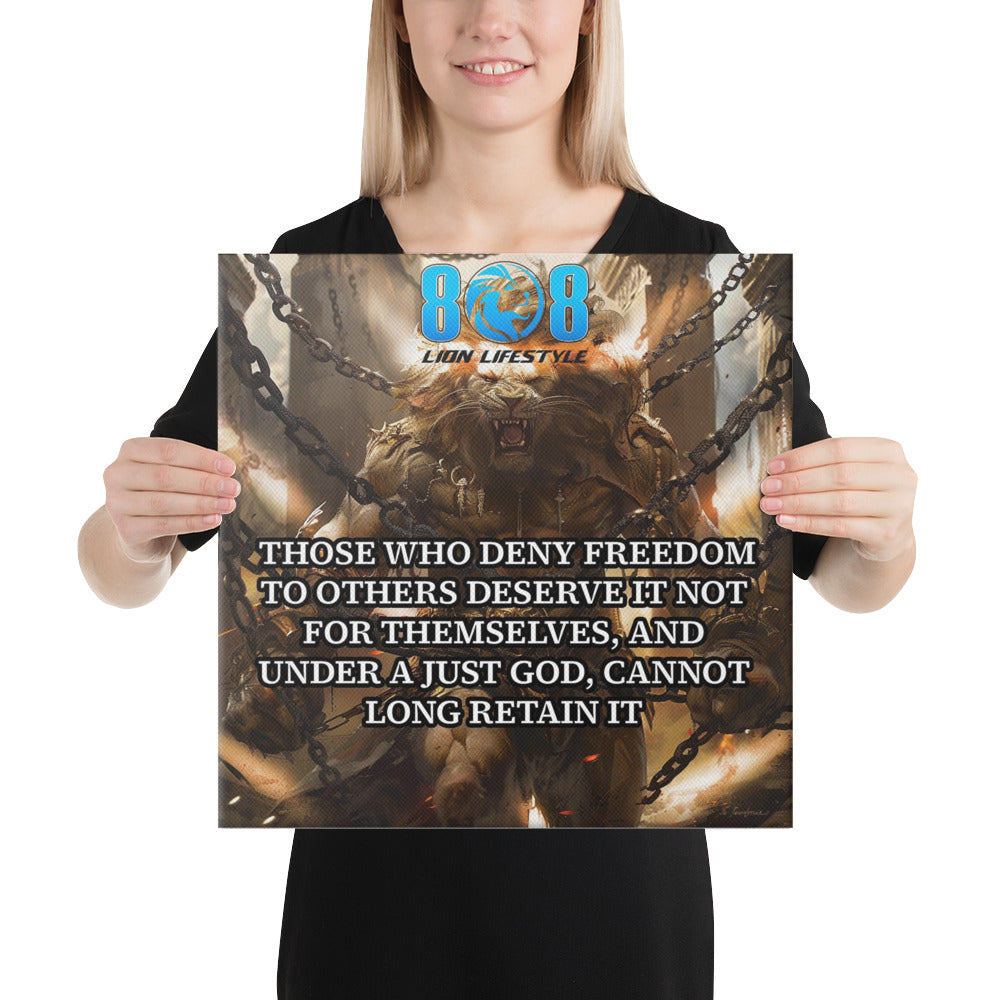 Honor truth and justice with the Freedom Code 1 Canvas, a powerful reminder of liberty’s value. Inspire courage with Justice and Freedom Motivational Wall Art and unity through an Equality and Liberty Inspirational Canvas Print. Perfect as Divine Justice and Freedom Motivational Canvas Décor or a Stand for Freedom Quote Wall Canvas. Add to cart today and celebrate the timeless gift of freedom!