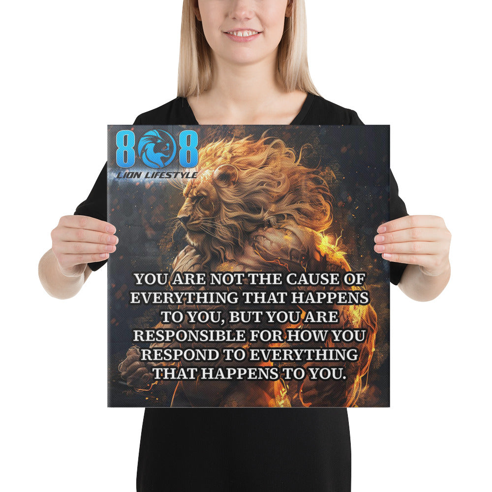 Embrace strength and accountability with the Responsibility To Life Canvas, a daily reminder that your power is in your response, not circumstance. Stay grounded with Personal Accountability Motivational Wall Art and ignite wisdom through a Choose Your Response Inspirational Canvas Print. Build resilience with a Resilience And Responsibility Quote Canvas Décor and step into empowerment with Own Your Actions Motivational Canvas Wall Art. Add to cart today!
