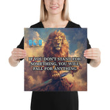 Declare your values with our Stand For Something Canvas, a bold reminder to live with strength and purpose. This Motivational Values Quote Canvas Wall Art fuels daily conviction, while the Stand Strong Inspirational Canvas Print uplifts your mindset. Designed as Courage and Integrity Motivational Canvas Art, it also shines as Empowerment and Belief Canvas Wall Decor for home or office. Add to cart today!

