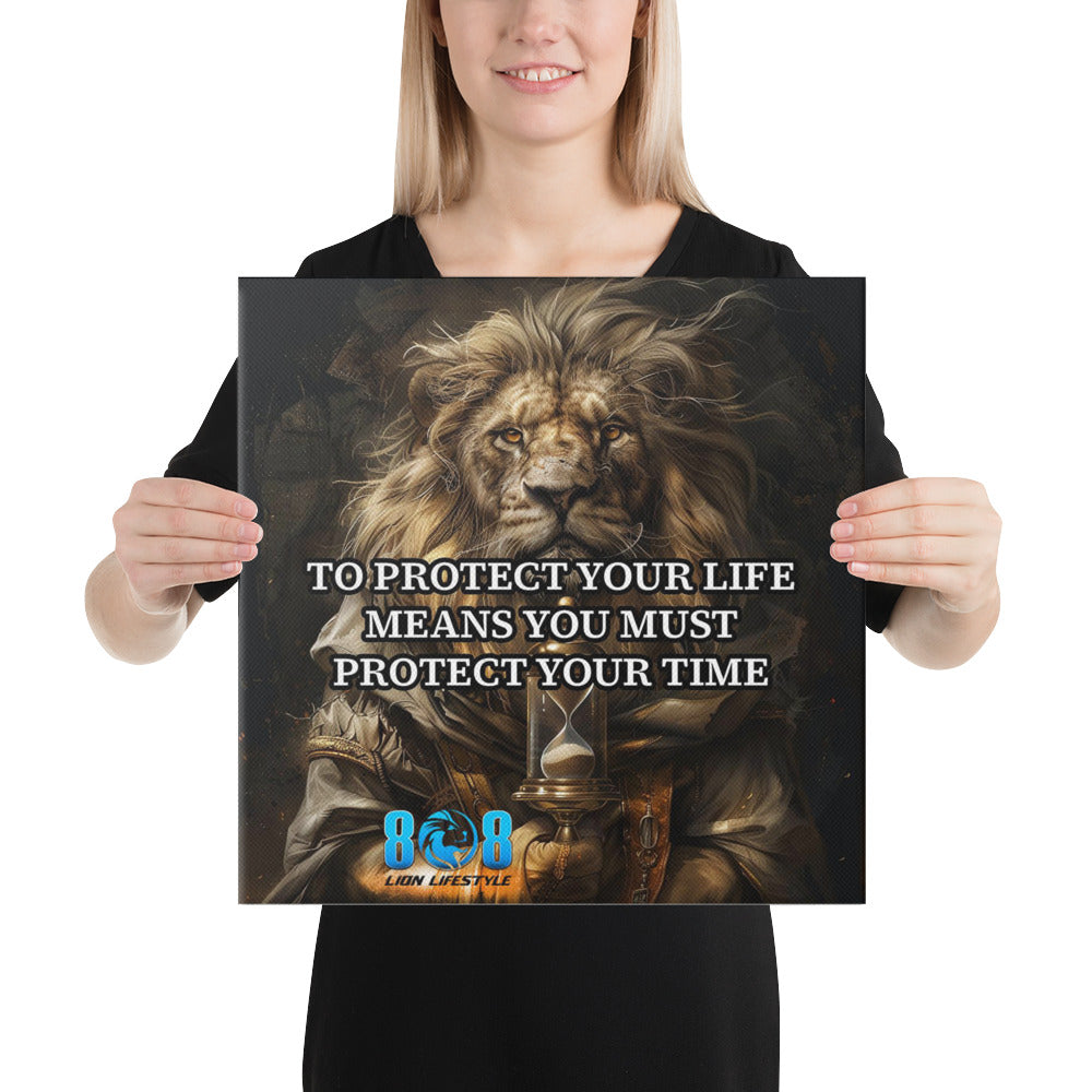 Safeguard what matters most with the Protect Your Life Canvas, a bold reminder that protecting your time protects your future. Inspire focus with Value Your Time Motivational Wall Art and clarity through a Guard Your Life Inspirational Canvas Print. Perfect as Time Protection Motivational Canvas Décor or a Life and Time Discipline Quote Wall Canvas. Add to cart today and defend your purpose!
