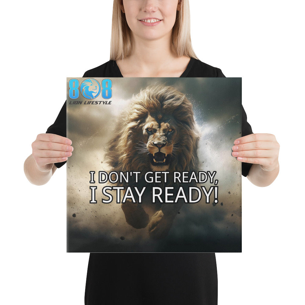 Embody preparation with the Stay Ready Canvas, a bold reminder that success favors preparedness. This Always Prepared Motivational Quote Canvas Wall Art fuels confidence and discipline. Keep your edge with a Be Ready Stay Ready Inspirational Canvas Print, strengthen habits through Preparedness and Discipline Motivational Canvas Decor, and embrace drive with Stay Ready Mindset Motivational Canvas Wall Art. Stay ahead of the game—Add to cart today!
