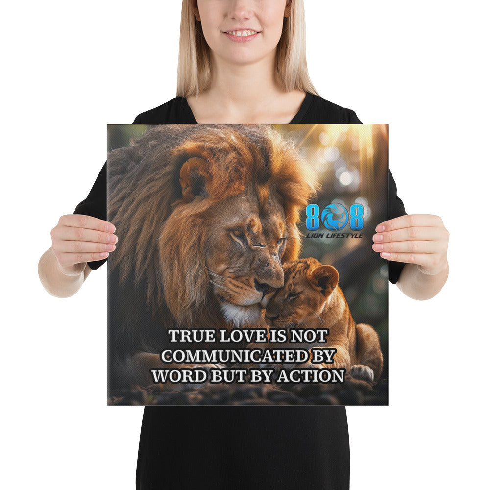 Celebrate the power of action with the True Love Communication Canvas, a timeless reminder that real love is shown, not spoken. Inspire devotion with Love in Action Motivational Wall Art and meaning through a Show Love Not Words Inspirational Canvas Print. Perfect as Actions Speak Love Motivational Canvas Décor or an Expression of Love Quote Wall Canvas. Add to cart today and show love boldly!
