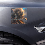 Disciplined Mind Car Magnet