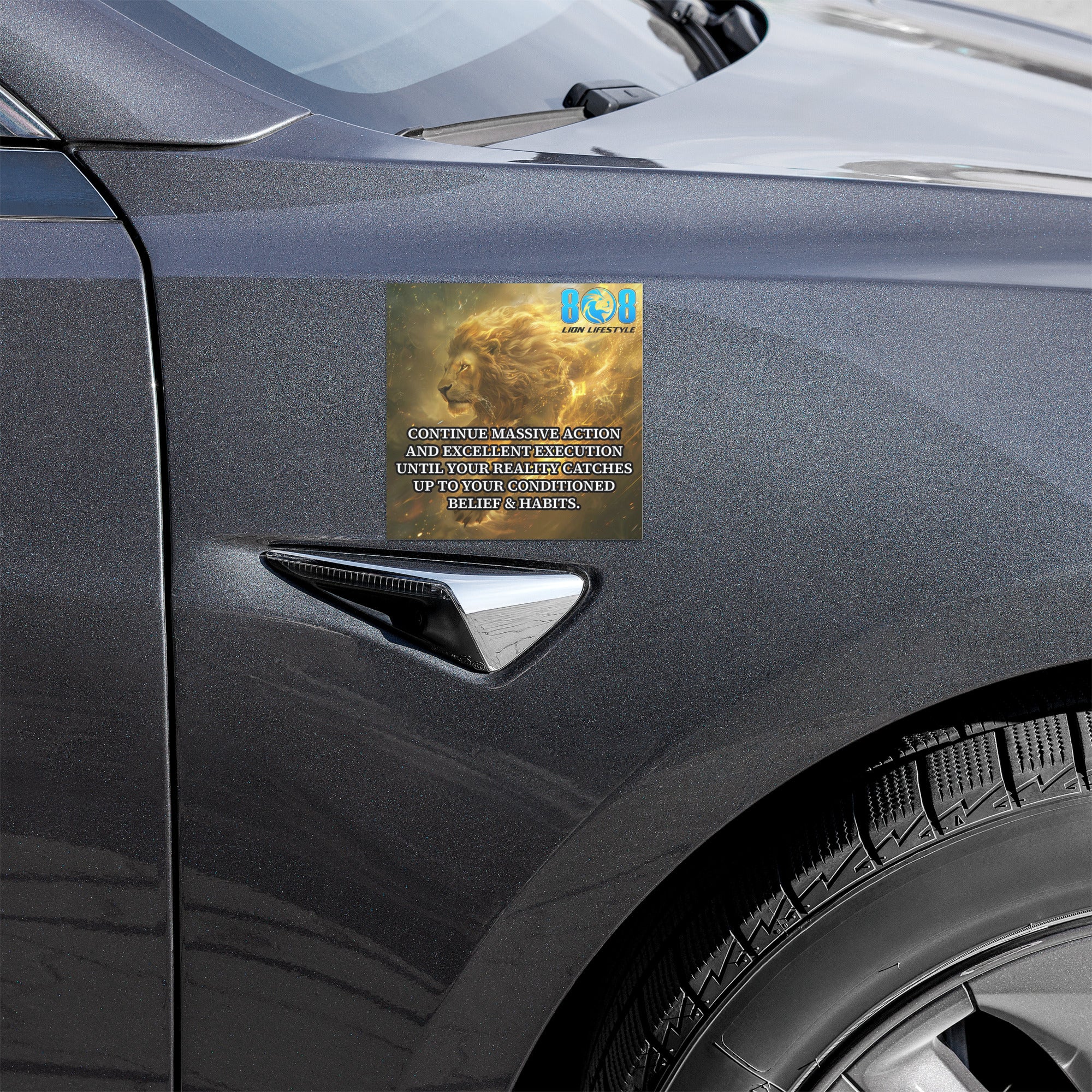 Drive momentum daily with the Continue Action Car Magnet, built for those who refuse to quit. This Massive action motivation car magnet fuels progress as an Execute relentlessly vehicle magnet. Designed with a Persistence builds success car magnet message and Consistent execution mindset magnet focus, it keeps you moving until results align with belief and habit. Add to cart