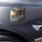 Move forward despite fear with the Courage Car Magnet, a reminder that bravery is action, not comfort. This Fearless action motivation car magnet empowers you as a Bravery over fear vehicle magnet. Featuring a Do it scared quote car magnet and Bold decision mindset magnet, it keeps you choosing growth, confidence, and progress every time you drive. Add to cart