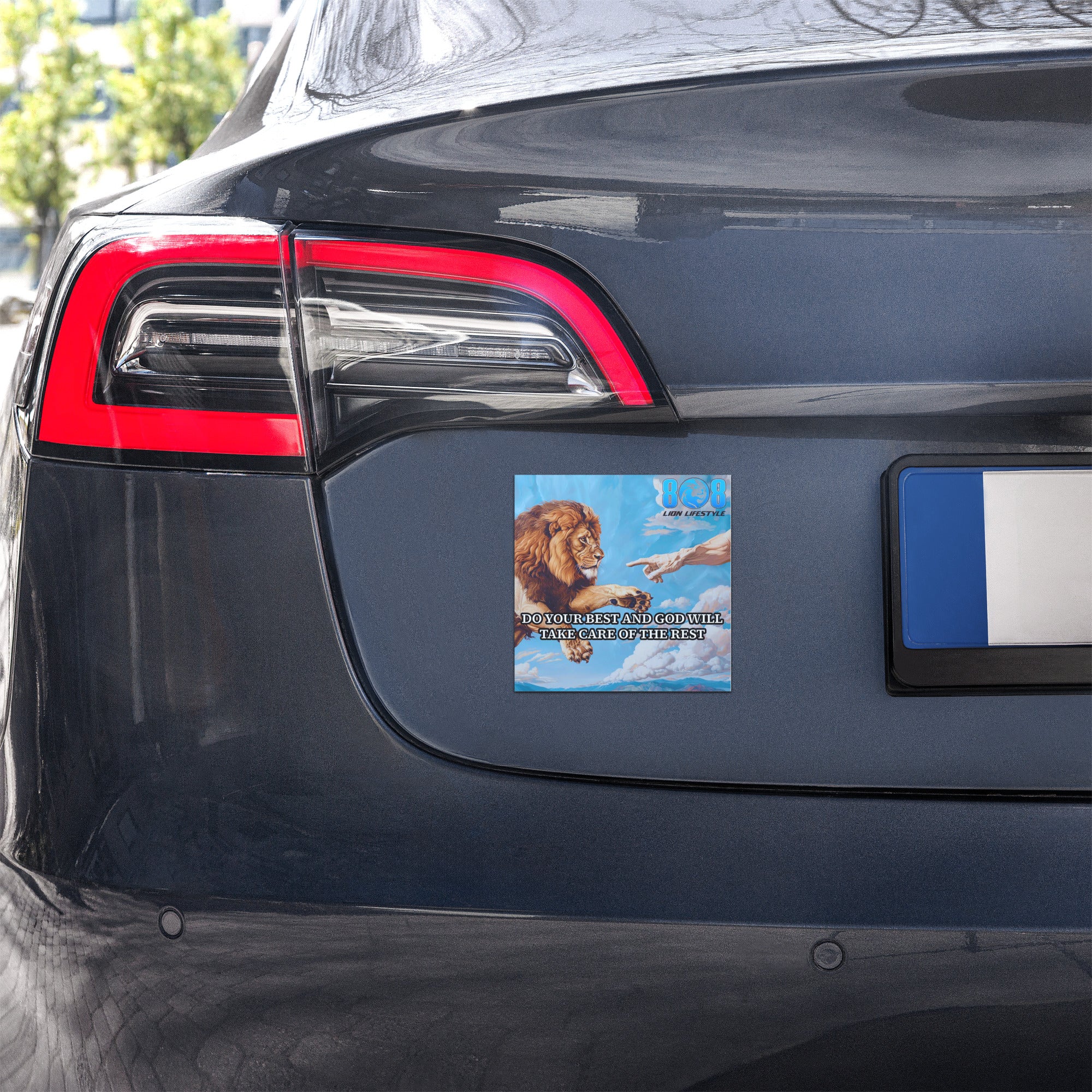 Live with peace and purpose using the Do Your Best Car Magnet, a daily reminder to act in faith. This Faith over worry motivation sticker encourages calm effort, while the Trust God daily reminder sticker reinforces surrender. Designed to uplift, the Do your part let God handle rest sticker and Christian encouragement vehicle sticker inspire confidence beyond control. Do your best—God handles the rest. Add to cart