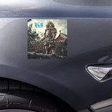 Slow & Steady Car Magnet