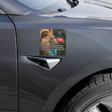 Flowers Just Bloom Car Magnet