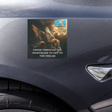 Grind Through Car Magnet