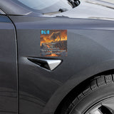 H.U.S.T.L.E Car Magnet