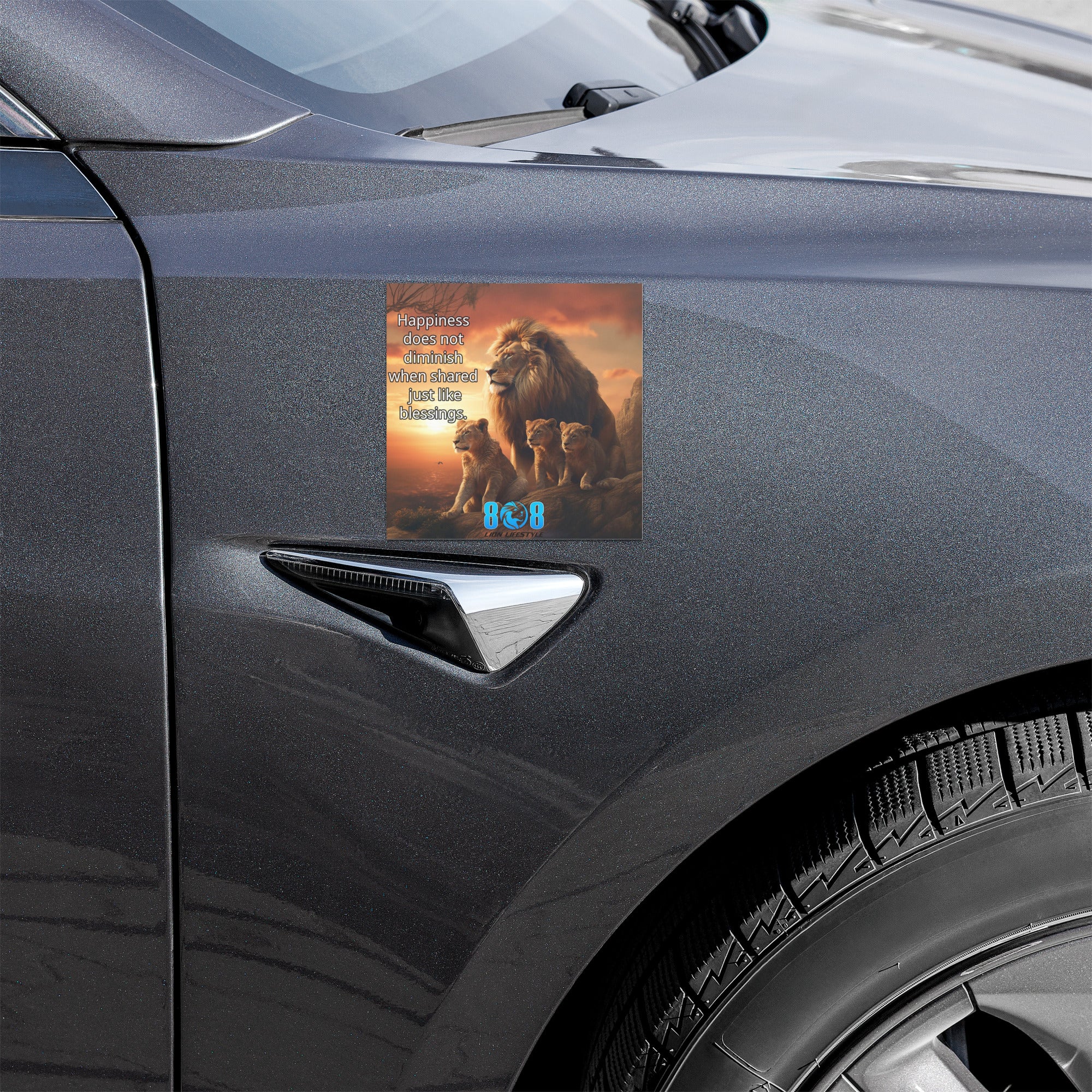 Share light wherever you drive with the Blessings Of Happiness Car Magnet. This happiness grows when shared car magnet spreads warmth and purpose on every road. Crafted as a shared joy inspirational vehicle magnet, it reminds you that blessings multiply through giving car magnet moments. Live daily with a gratitude and happiness mindset car magnet—add to cart now.
