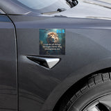Christ Strengthens Car Magnet