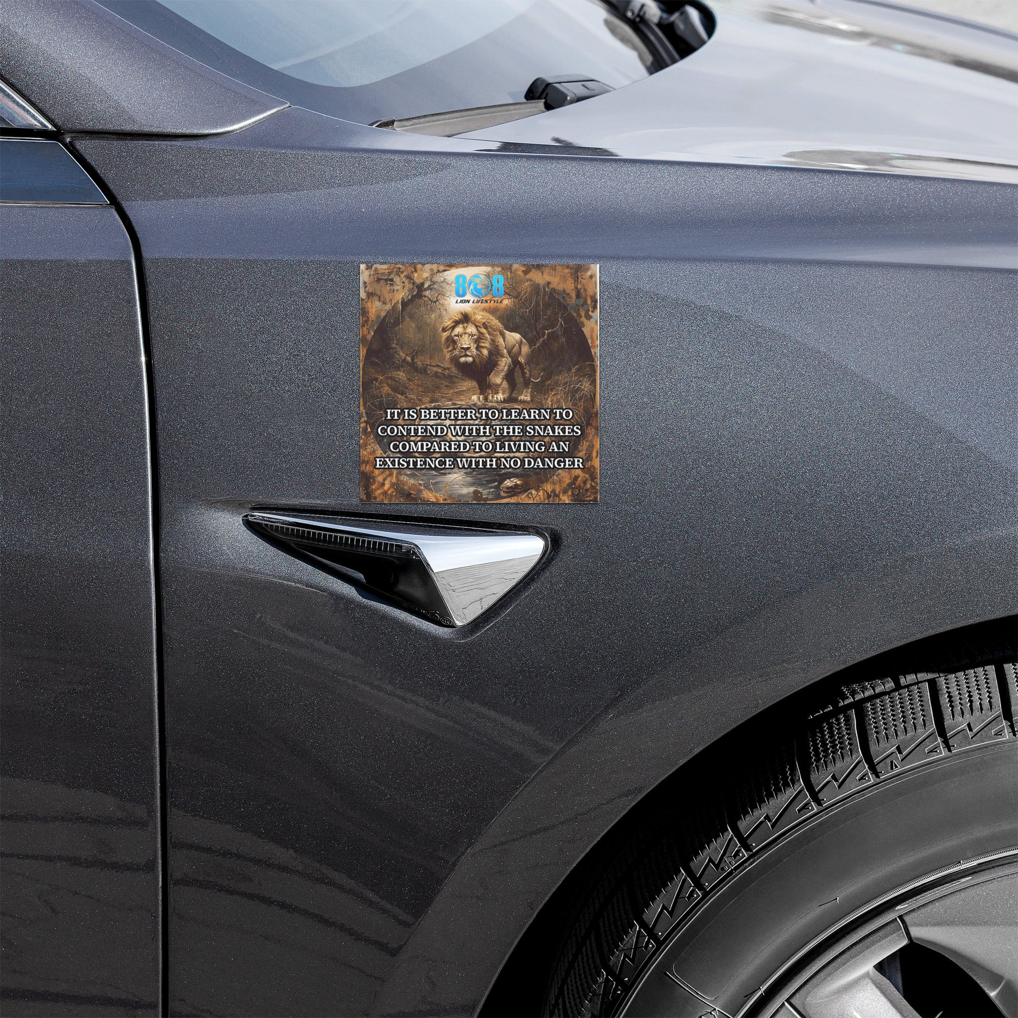 Face life boldly with the Hating Bad Company Car Magnet, a reminder that growth requires courage, not comfort. This learn to face danger mindset car magnet sharpens awareness, while the strength through adversity vehicle magnet builds resilience. Designed as a courage over comfort motivational car magnet, it reinforces wisdom with wisdom in risky environments inspirational magnet power on every drive—Add to cart now.