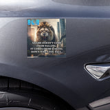 Get Back Up Car Magnet