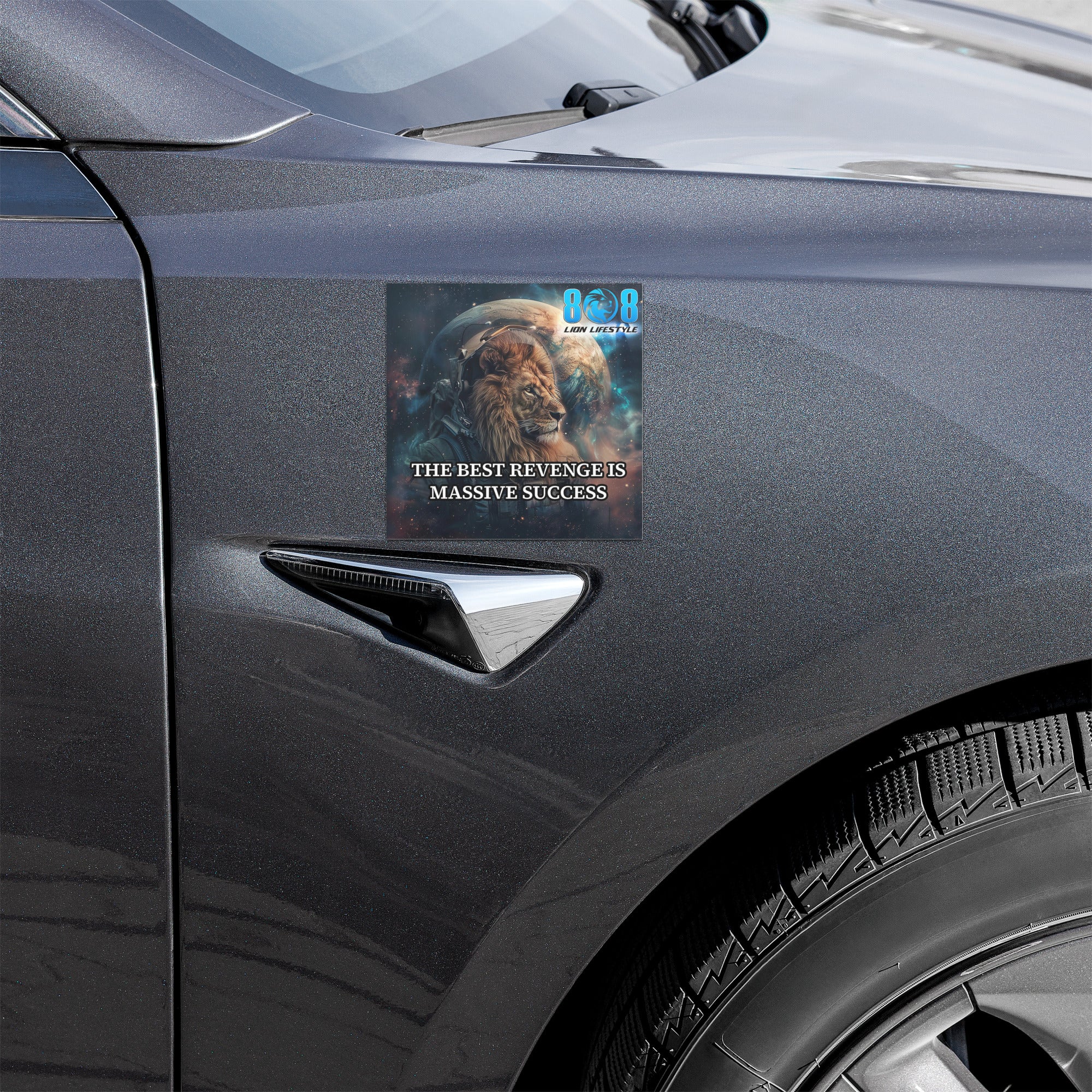 The Best Revenge Car Magnet is a daily reminder that success is the loudest response. This Massive success motivation car magnet fuels focus, while the Win through success vehicle magnet reinforces discipline. Designed to Let success speak reminder magnet, it sharpens the Outwork the doubters mindset car magnet on every drive—stay locked in, rise higher, and Add to cart now.