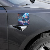 Unwaivering Faith Car Magnet