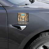 Yes & No Awareness Car Magnet