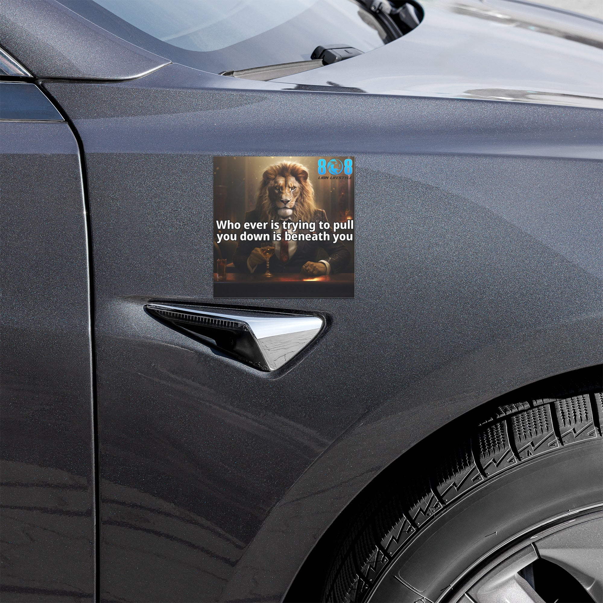 Stand Your Ground Car Magnet is a bold reminder to rise above distractions and doubt. This Rise above negativity motivational car magnet reinforces strength as a Don’t let others pull you down car magnet. Carry confidence daily with an Inner strength confidence vehicle magnet that protects your mindset. Designed as a Self-respect mindset daily reminder magnet, it helps you hold your power and move forward with authority. Add to cart.