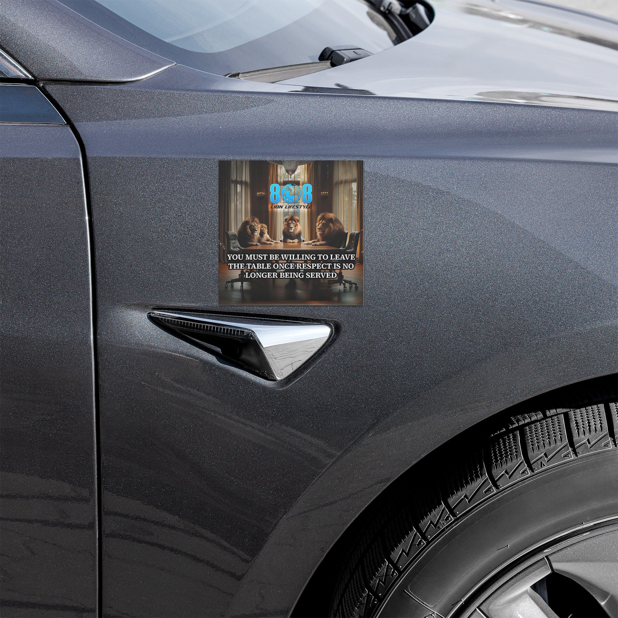 Table Of Respect Car Magnet is a powerful reminder to honor yourself first. This Walk away from disrespect car magnet reinforces clarity as a Self-respect boundaries mindset vehicle magnet. Stay grounded with a Leave when respect is gone daily reminder magnet that protects dignity. Designed as a Know your worth motivation car magnet, it empowers confident decisions rooted in self-respect and personal value. Add to cart.
