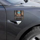 Table Of Respect Car Magnet