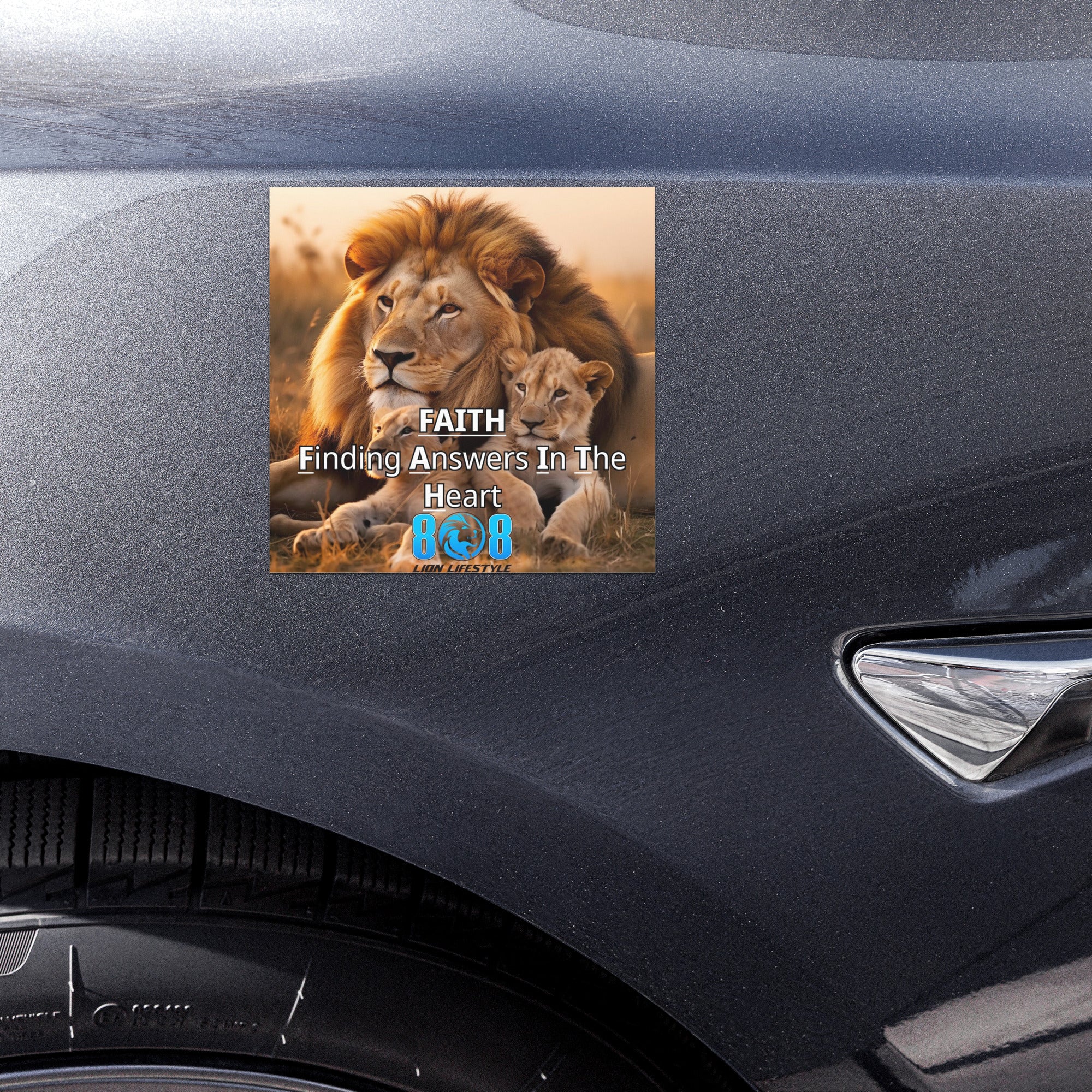 Strengthen your spirit on every drive with the F.A.I.T.H. Car Magnet, a reminder that belief begins within. This Finding Answers In The Heart car magnet inspires courage through a Faith over fear inspirational car magnet message. Designed to Trust your heart motivation vehicle magnet seekers, this Spiritual faith reminder car magnet keeps purpose front and center—Add to cart.