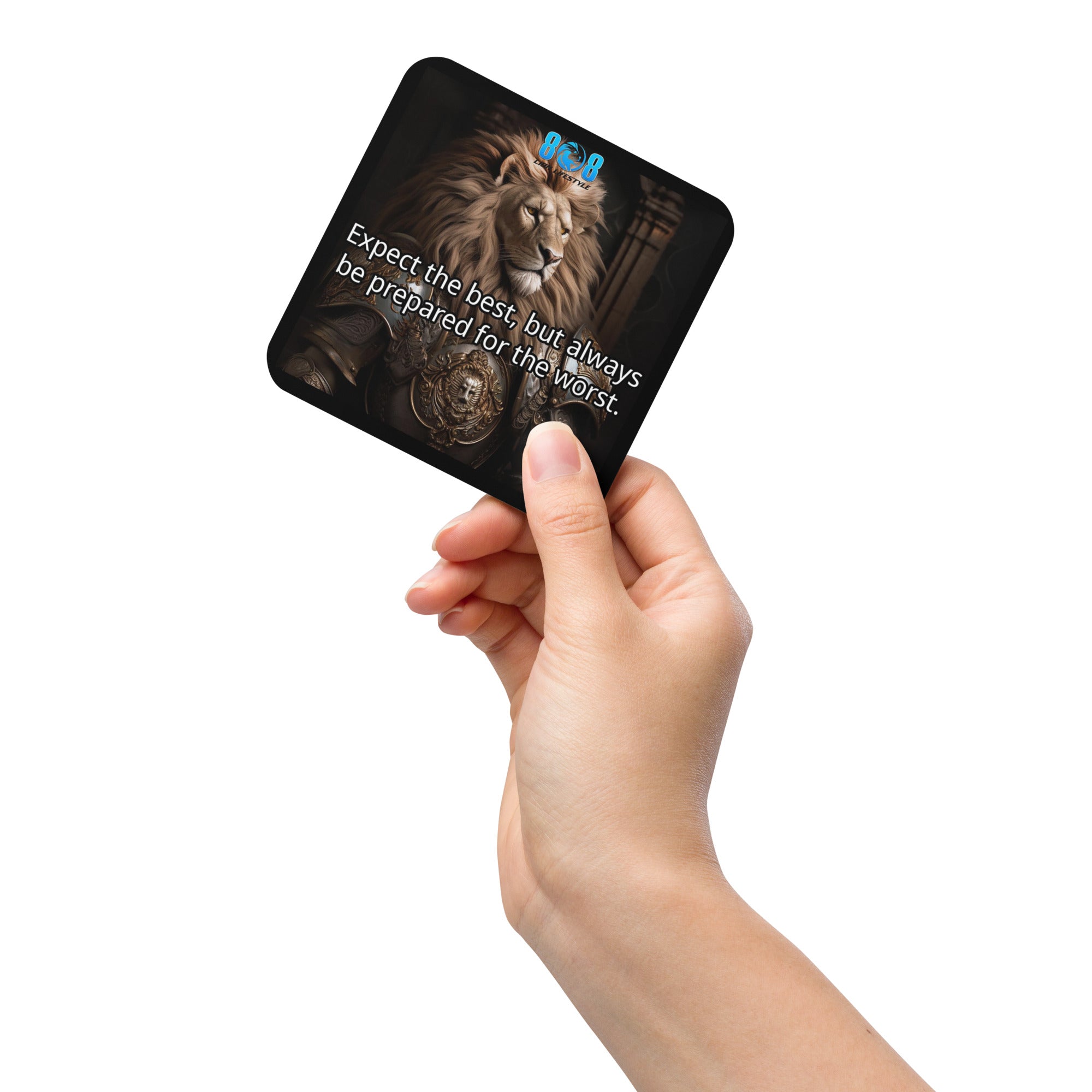Empower your day with the Expect The Best Coaster, crafted to anchor your mind in confidence and readiness. This prepared mindset coaster keeps you grounded, while the optimistic resilience coaster fuels strength in every moment. Elevate your routine with a positive preparedness drink coaster and stay steady with this strength under pressure coaster. Rise above challenges—Add to cart now.