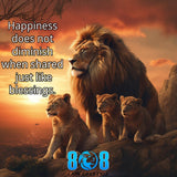 Blessings of Happiness Canvas  Inspirational Wall Art