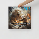 Command attention with the Arrogance Of Belief Canvas, a striking piece that captures the boldness of unwavering self-faith. This inspiring Arrogance Of Belief wall art for sale turns any space into a source of daily empowerment, reminding you that confidence fuels achievement. Crafted with excellence, each Arrogance Of Belief painting for sale embodies the mindset of visionaries who refuse to settle for less. Featuring a powerful Arrogance Of Belief quote for sale, confidence quote canvas for sale