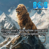 Discipline Yourself Motivational Canvas Art