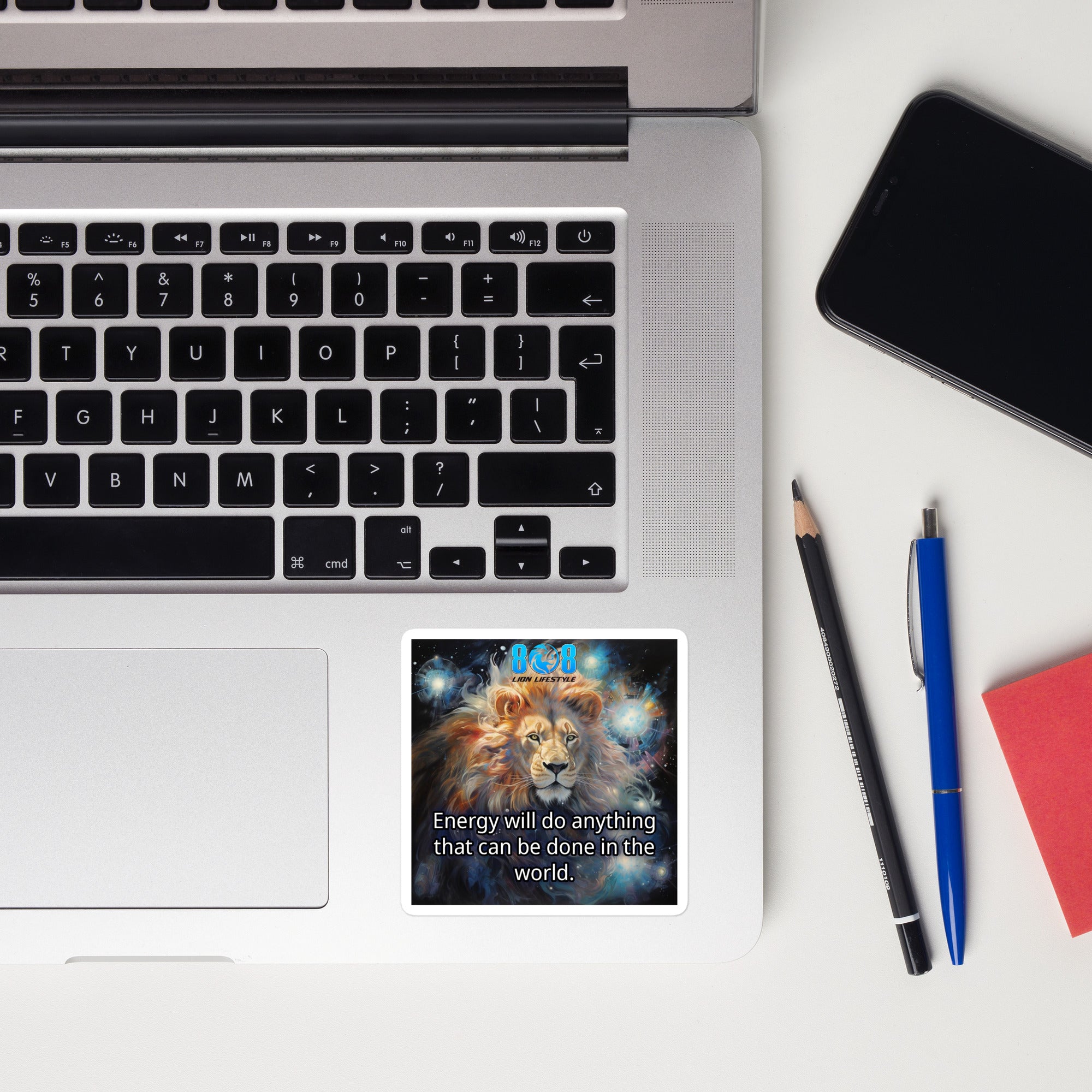 The Possibilities Of Energy Sticker reminds you that power moves the world. This bold Energy creates reality quote sticker inspires action and belief. Designed as a dynamic Manifest your power motivational sticker and striking Law of attraction energy sticker, it fuels ambition daily. Place this Limitless potential mindset sticker on your laptop or journal and activate your greatness — Add to cart now.
