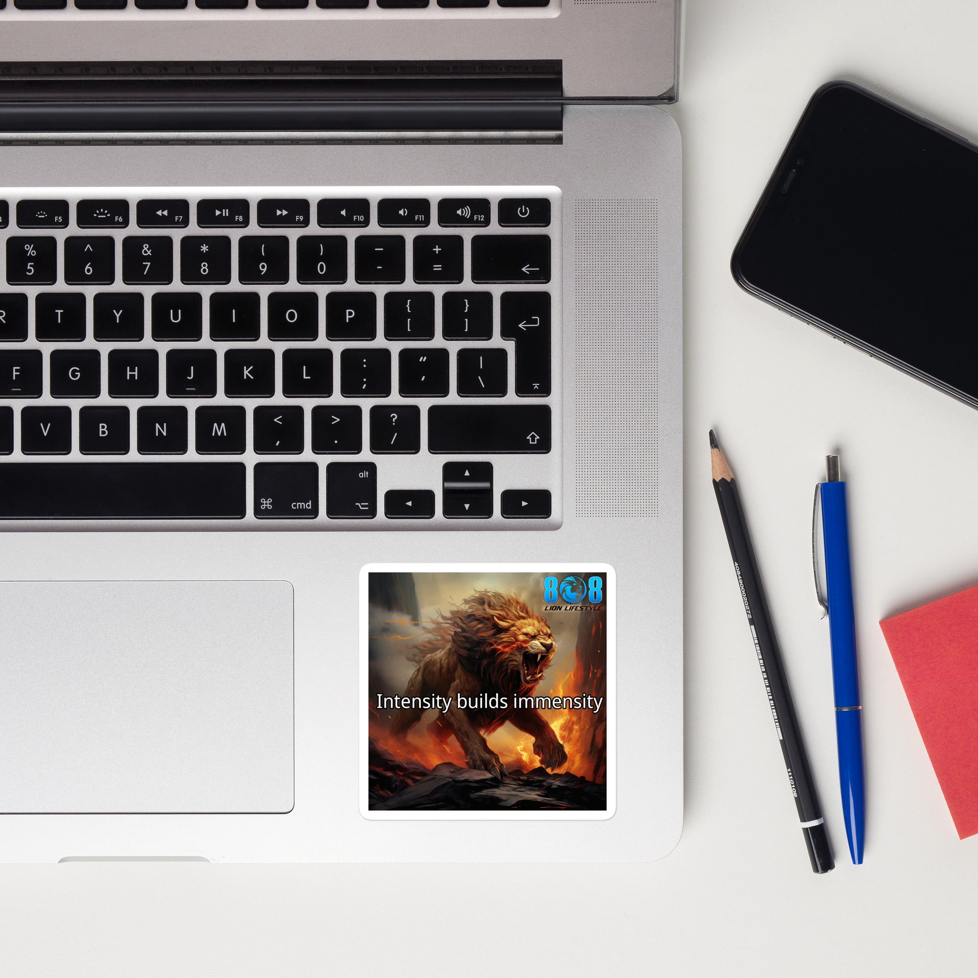 Fuel your ambition with the Intensity Sticker, built for those who refuse average. This Grind mindset motivational sticker ignites focus, while the Relentless effort quote sticker reminds you that pressure creates power. Elevate your environment with a High performance laptop sticker and Elite discipline inspirational sticker designed for champions. Turn intensity into results—Add to cart now.