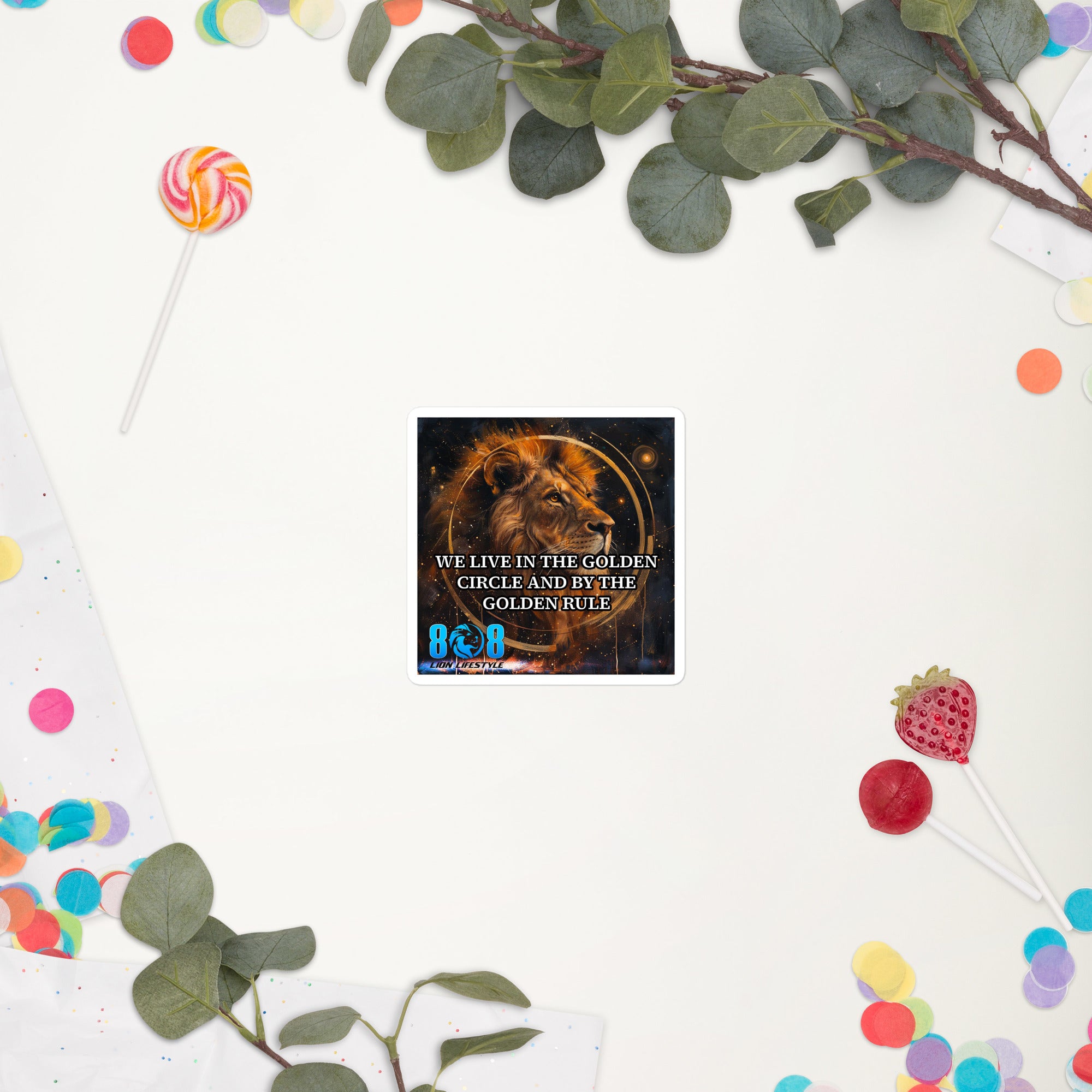 Make your values visible with the powerful We Live Sticker, inspired by the Golden Circle and the Golden Rule. This Golden Rule quote sticker is a bold Lead by example motivational sticker designed for leaders who act with integrity. Display this Values driven mindset decal and Ethical leadership inspirational sticker as your daily standard. Lead with principle and purpose—Add to cart now.
