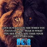 Strengthen your faith with the Focus On God T-Shirt, a bold reminder to choose love over fear. Wear the Faith Over Fear Christian Shirt to inspire courage, or the Keep Your Eyes on God Inspirational Tee to stay grounded in truth. Embrace the God First Motivational Quote T-Shirt and the Walk By Faith Not By Fear Graphic Tee daily. Live your faith—Add to cart today!