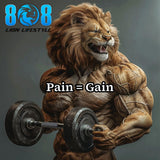 The Pain Equals Gain Car Magnet is built for relentless achievers who embrace the grind. Let the Earn results through effort car magnet and Hustle builds champions vehicle magnet sharpen your focus daily. This Sacrifice today win tomorrow car magnet reinforces a powerful Grind mindset motivation magnet wherever you drive—commit to greatness and Add to cart now.