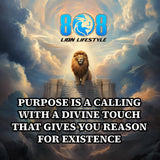 The Purpose Sticker is a bold declaration that your life has meaning. This powerful Discover your calling motivational sticker inspires clarity and conviction, while the Live your divine purpose quote sticker fuels faith-driven action. Designed as a Purpose driven life inspirational sticker and Called for a reason reminder sticker, it anchors your mission daily. Add to cart now and walk in purpose.