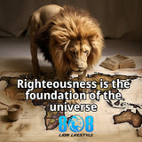 The Righteousness Foundation Sticker is a bold declaration of truth and faith. Featuring the powerful Righteousness is the foundation quote sticker message, it anchors your values daily. This inspiring Biblical truth motivational sticker doubles as a Godly principles inspirational sticker and Stand on righteousness reminder sticker for unwavering conviction. Add to cart now and stand firm in truth.