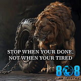 Push past limits with our Stop When Done T-Shirt, a powerful reminder to finish what you start. Stay determined in a Don’t Quit Motivational Shirt, fuel endurance with a Keep Going Fitness Tee, and overcome fatigue in a Push Through Tired Quote T-Shirt. End every grind with a Finish Strong Workout Shirt. Success comes to those who finish—Add to cart today!