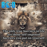 Your only limits are the ones you accept. The Breaking Barriers Sticker is a bold reminder to rise higher daily. This Break your limits motivational sticker fuels relentless action, while the No more excuses quote sticker reinforces accountability. Strengthen confidence with the Self-belief breakthrough decal and the Overcome your limits mindset sticker — add to cart now and unlock your next level.