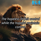 Stay strong with the Hopeful T-Shirt, a bold reminder that hope fuels control and direction. Inspire belief with the Power Of Hope Motivational Shirt and stay centered in the Maintain Control Inspirational Tee. Elevate optimism with the Positive Mindset Lifestyle T-Shirt and embrace strength with the Resilience And Hope Quote Shirt. Carry hope everywhere you go—Add to cart today!
