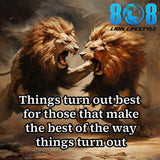 Inspire positivity with the Making The Best Canvas, a daily reminder to move with intention & purpose. Elevate your space with Positive Mindset Motivational Wall Art and wisdom through a Best Outcome Inspirational Quote Canvas Print. Perfect as Resilience and Optimism Motivational Canvas Décor or a Growth Through Adversity Inspirational Wall Canvas. Add to cart today and turn challenges into triumphs!