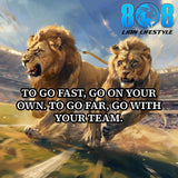 Go further together with the Go Fast Or Go Far T-Shirt, a powerful reminder that unity creates success. Inspire your circle with the Teamwork Makes The Dream Work Shirt and celebrate strength in numbers with the Unity And Strength Motivational Tee. Lead with connection in the Collaboration Over Competition Quote Shirt and rise in the Together We Achieve More Graphic Tee. Add to cart today!